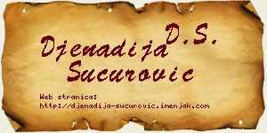 Đenadija Šućurović vizit kartica